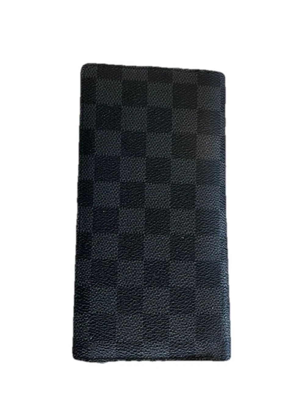 Authentic Louis Vuitton Brazza Damier Graphite Coated Canvas Long Wallet - Picture 4 of 12